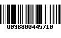 Código de Barras 0036800445710