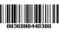Código de Barras 0036800448308