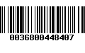 Código de Barras 0036800448407