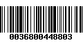 Código de Barras 0036800448803