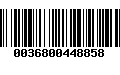 Código de Barras 0036800448858