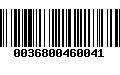Código de Barras 0036800460041
