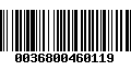 Código de Barras 0036800460119