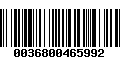 Código de Barras 0036800465992