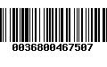 Código de Barras 0036800467507