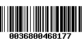 Código de Barras 0036800468177