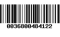 Código de Barras 0036800484122