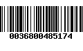 Código de Barras 0036800485174