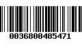 Código de Barras 0036800485471