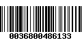 Código de Barras 0036800486133