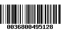 Código de Barras 0036800495128