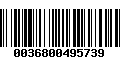 Código de Barras 0036800495739