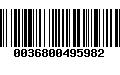 Código de Barras 0036800495982