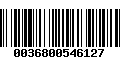 Código de Barras 0036800546127