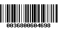 Código de Barras 0036800604698