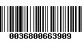 Código de Barras 0036800663909