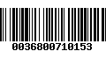 Código de Barras 0036800710153