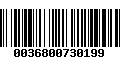 Código de Barras 0036800730199