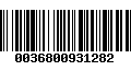 Código de Barras 0036800931282