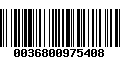 Código de Barras 0036800975408