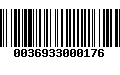 Código de Barras 0036933000176