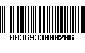 Código de Barras 0036933000206