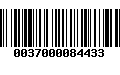 Código de Barras 0037000084433