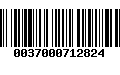 Código de Barras 0037000712824