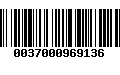 Código de Barras 0037000969136