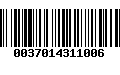 Código de Barras 0037014311006