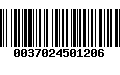 Código de Barras 0037024501206