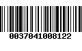 Código de Barras 0037041008122