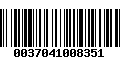 Código de Barras 0037041008351