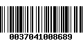 Código de Barras 0037041008689