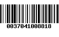 Código de Barras 0037041008818