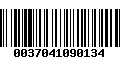 Código de Barras 0037041090134