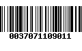Código de Barras 0037071109011