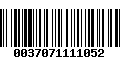 Código de Barras 0037071111052