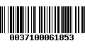 Código de Barras 0037100061853