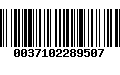 Código de Barras 0037102289507