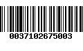 Código de Barras 0037102675003