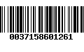 Código de Barras 0037158601261