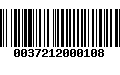 Código de Barras 0037212000108