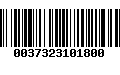 Código de Barras 0037323101800