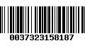 Código de Barras 0037323158187