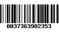 Código de Barras 0037363982353