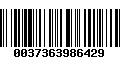 Código de Barras 0037363986429