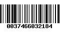 Código de Barras 0037466032184