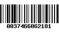 Código de Barras 0037466062181