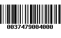 Código de Barras 0037479004000